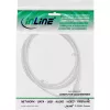 Kabel przedłużający DC InLine, wtyk/gniazdo DC 4,0x1,7 mm, AWG 18, biały 1 m