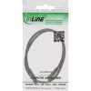 Przedłużacz DC InLine, DC męski/żeński 3.5x1.35mm, AWG 18, czarny 1m