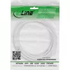 InLine DC extension kabel, DC male/female 5.5x2.5mm, AWG 18, biały 5m