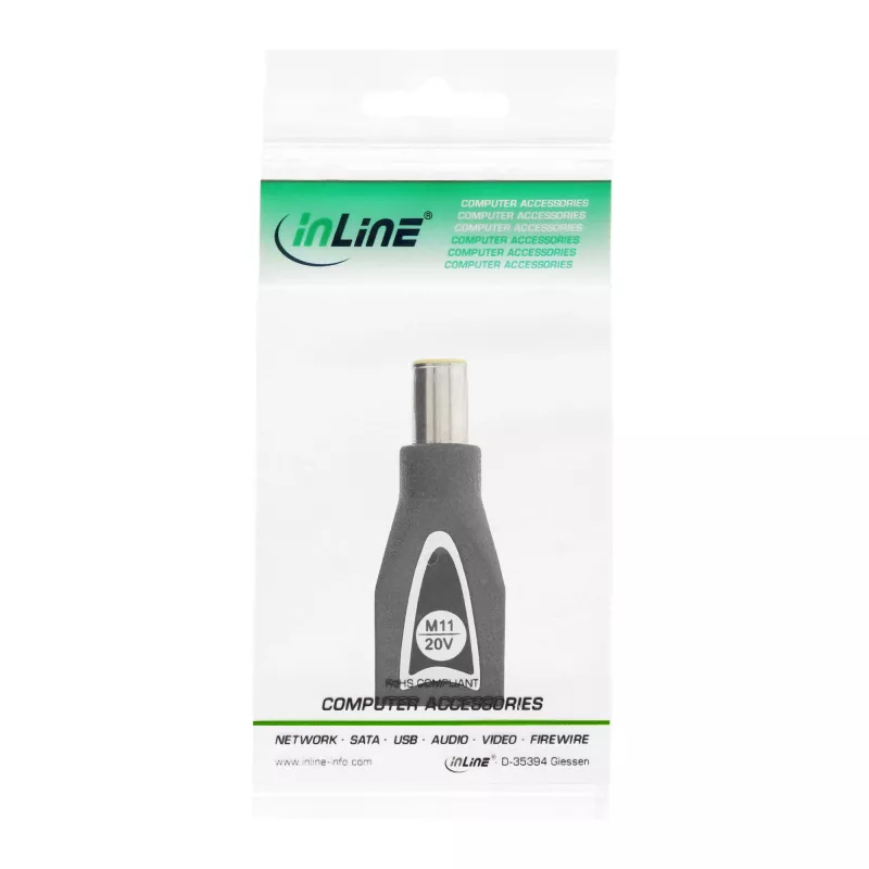 InLine Switch Plug M11 (20V) do zasilaczy uniwersalnych 90W / 120W czarny