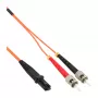 InLine Fiber Optical Duplex kabel MTRJ/ST 50/125µm OM2 2m