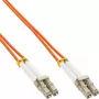 InLine światłowodowy kabel duplexowy LC/LC 50/125µm OM2 3m