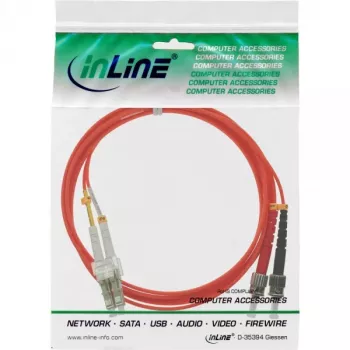 Kabel światłowodowy dupleksowy InLine LC/ST 50/125µm OM2 2m