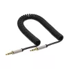InLine cienki Audio Spiral kabel 3.5mm męski / męski 4-pin Stereo 2m