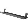 Półka na kable do montażu podblatowego InLine 131×590×74 mm, czarna
