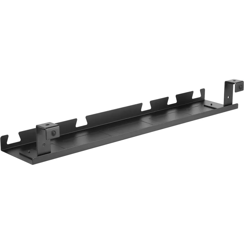 Półka na kable do montażu podblatowego InLine 131×590×74 mm, czarna