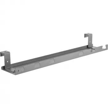 Półka prowadząca kable do montażu pod biurkiem InLine 131×590×74 mm szara
