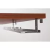 Półka prowadząca kable do montażu pod biurkiem InLine 131×590×74 mm szara