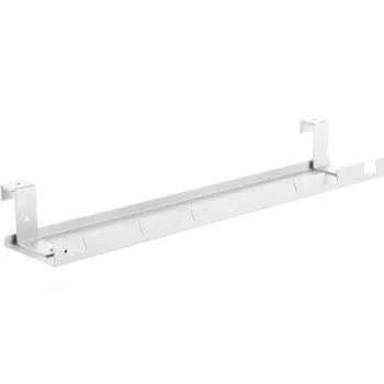 Prowadnica/półka na kable do montażu pod blatem InLine 131×590×74 mm, biała