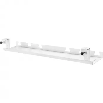 Prowadnica/półka na kable do montażu pod blatem InLine 131×590×74 mm, biała