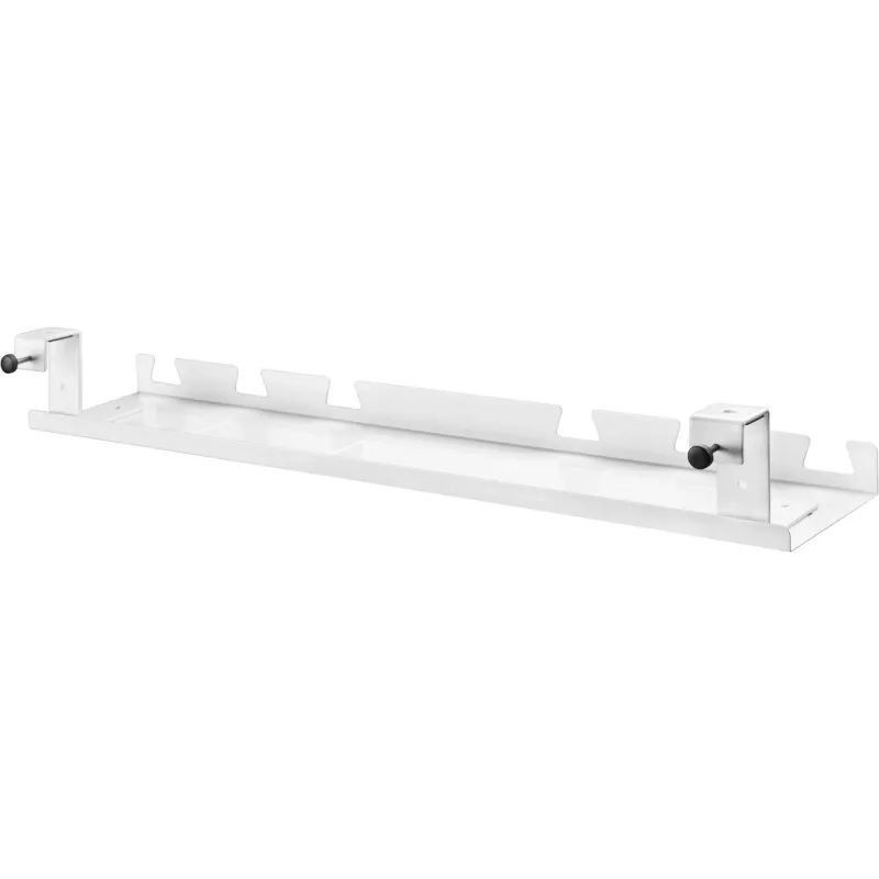 Prowadnica/półka na kable do montażu pod blatem InLine 131×590×74 mm, biała