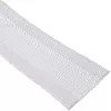 Osłona na kable InLine 1 m × 25 mm, wąż materiałowy z zapięciem na rzep, biały