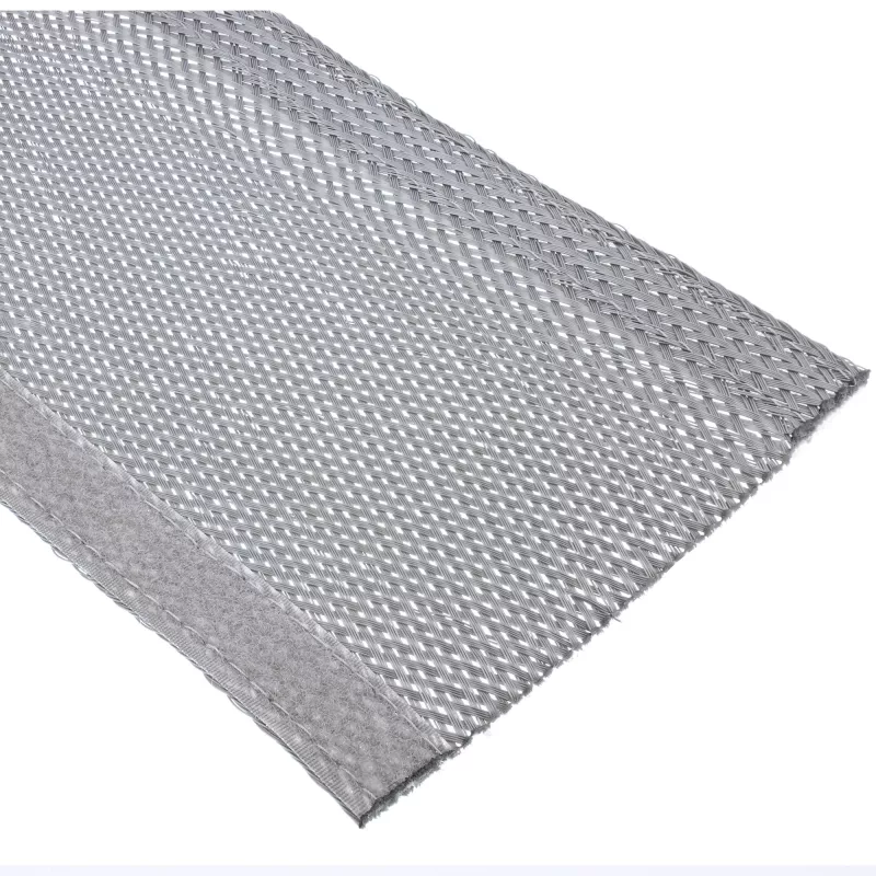 Kanał kablowy InLine, wąż tekstylny z rzepem, 1m x 25mm szary