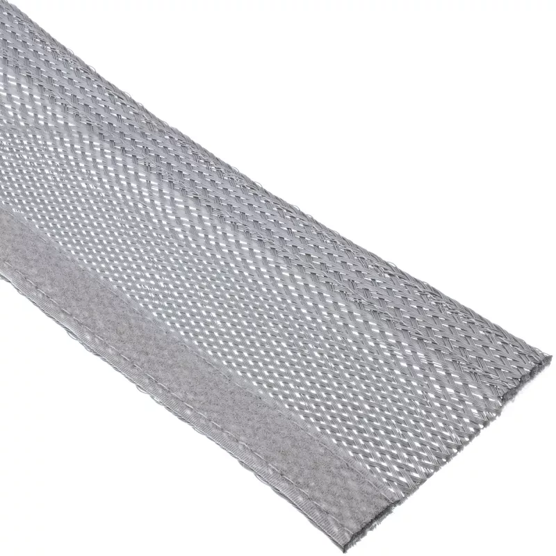 InLine Kanał kablowy, wąż materiałowy z zapięciem na rzep, 1 m x 25mm szary