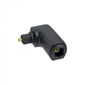 InLine adapter optyczny audio Toslink męski/żeński kątowy 90°