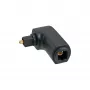 InLine adapter optyczny audio Toslink męski/żeński kątowy 90°