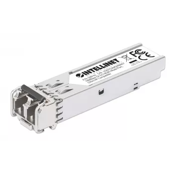 Moduł transceiver Intellinet Optyczny Gigabitowy Światłowodowy SFP Mini-GBIC 1000Base-SX LC 550m 850nm