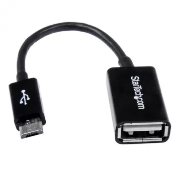 StarTech.com Adapter OTG Micro USB na USB 0,127 m, Micro-USB B, USB A, USB 2.0, 0,48 Gbit/s, Czarny