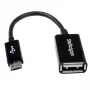 StarTech.com Adapter OTG Micro USB na USB 0,127 m, Micro-USB B, USB A, USB 2.0, 0,48 Gbit/s, Czarny