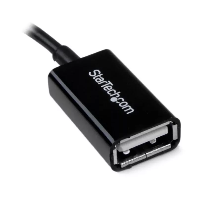 StarTech.com Adapter OTG Micro USB na USB 0,127 m, Micro-USB B, USB A, USB 2.0, 0,48 Gbit/s, Czarny