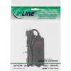 Listwa zasilająca InLine SZWAJCARIA, 3-gniazdowa, z wyłącznikiem, 1,5 m, czarna