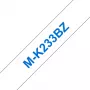 Taśma do etykietowania Brother MK233 12mm niebieska/biała