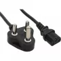 Kabel zasilający InLine typ D RPA 5A / męski IEC 1,8 m