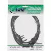 Kabel zasilający InLine typ D RPA 5A / męski IEC 1,8 m