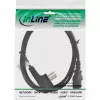 Kabel zasilający InLine 16652H Izrael typ H 3-pin IEC C13 męski 1,8m