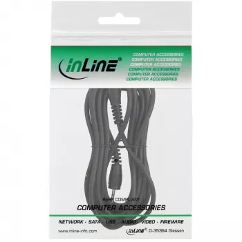 InLine Kabel audio 2,5 mm stereo męski / męski 0,5 m