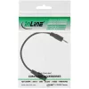 adapter kablowya audio InLine 4-pin 2,5 mm męski / 4-pin 3,5 mm żeński 3 m