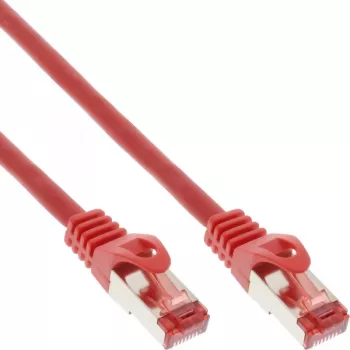 InLine Patch kabel S/FTP PiMF Cat.6 250MHz PVC miedź czerwony 1,5m
