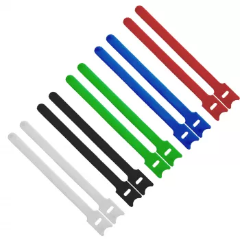 InLine Opaski zaciskowe na rzep 12x330mm 10 szt. 5 kolorów
