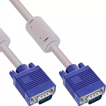 InLine S-VGA kabel 15 HD szary male / male 2m