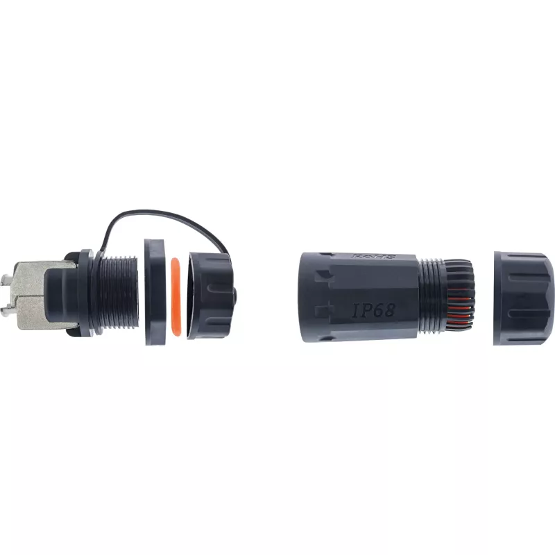 InLine zestaw sprzęgający kat.6A, wodoszczelny IP68, 2x RJ45 żeński/żeński, 1:1
