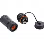 InLine Cat.6A coupling, waterproof IP68, 2x RJ45 F/F, 1:1
