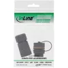 InLine Cat.6A coupling, waterproof IP68, 2x RJ45 F/F, 1:1