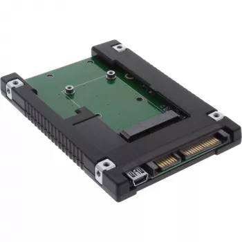 InLine Drive Adapter 2.5 inch SATA to mSATA SSD 76620B Czarny