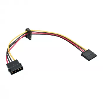 Wewnętrzny kabel zasilający InLine 1x 4pin Molex / 2x SATA Power 0.30m