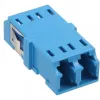 Adapter światłowodowy duplex LC/LC SM z tuleją ceramiczną niebieski InLine 89989D