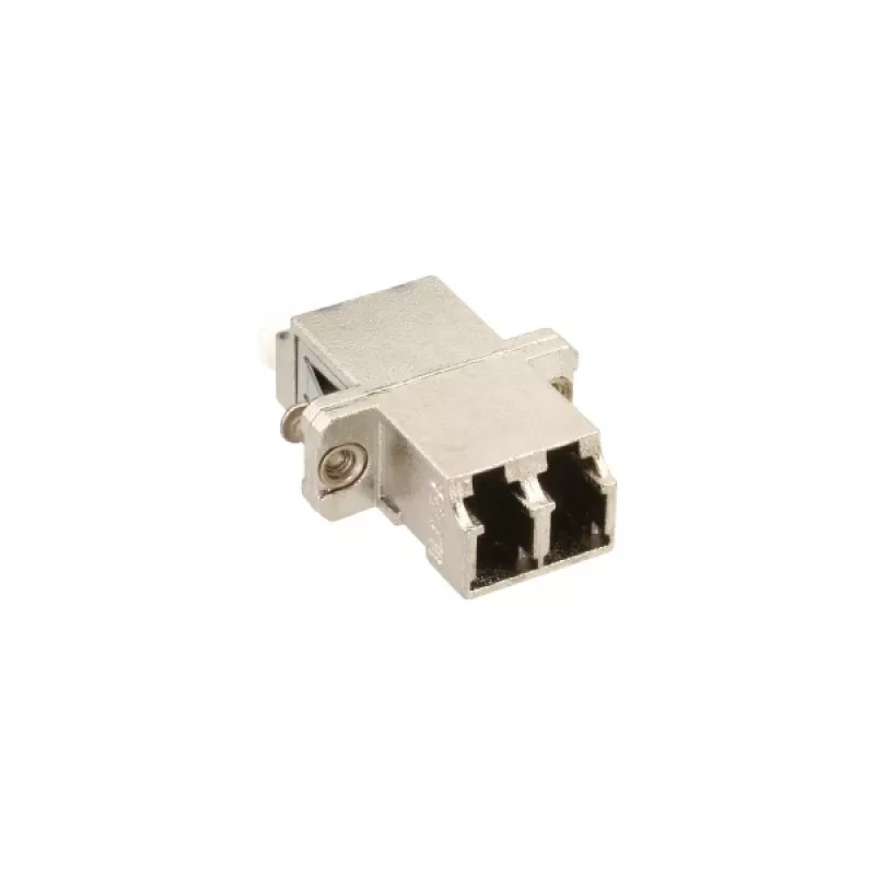 Adapter światłowodowy InLine Metalowy Dupleks LC/LC MM Tuleja Ceramiczna z Kołnierzem 89989M
