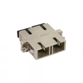 InLine światłowodowy adapter metalowy duplex SC/SC MM z ceramiczną tuleją i kołnierzem