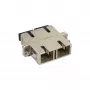 InLine światłowodowy adapter metalowy duplex SC/SC MM z ceramiczną tuleją i kołnierzem