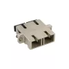 InLine światłowodowy adapter metalowy duplex SC/SC MM z ceramiczną tuleją i kołnierzem