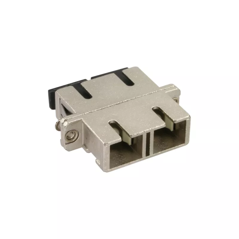 InLine światłowodowy adapter metalowy duplex SC/SC MM z ceramiczną tuleją i kołnierzem
