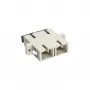 Dwukierunkowy adapter światłowodowy SC/SC MM z ceramiczną tuleją i kołnierzem InLine 89992A