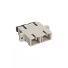 Dwukierunkowy adapter światłowodowy SC/SC MM z ceramiczną tuleją i kołnierzem InLine 89992A