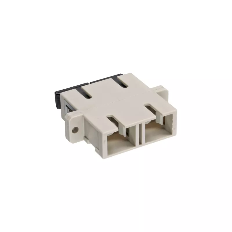 Dwukierunkowy adapter światłowodowy SC/SC MM z ceramiczną tuleją i kołnierzem InLine 89992A