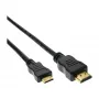 Kabel InLine HDMI mini, High Speed HDMI, AM/CM, pozłacane styki, 1m