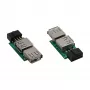 InLine Adapter USB 2.0 wewnętrzny 2x USB A żeński na złącze na płycie głównej 33440I